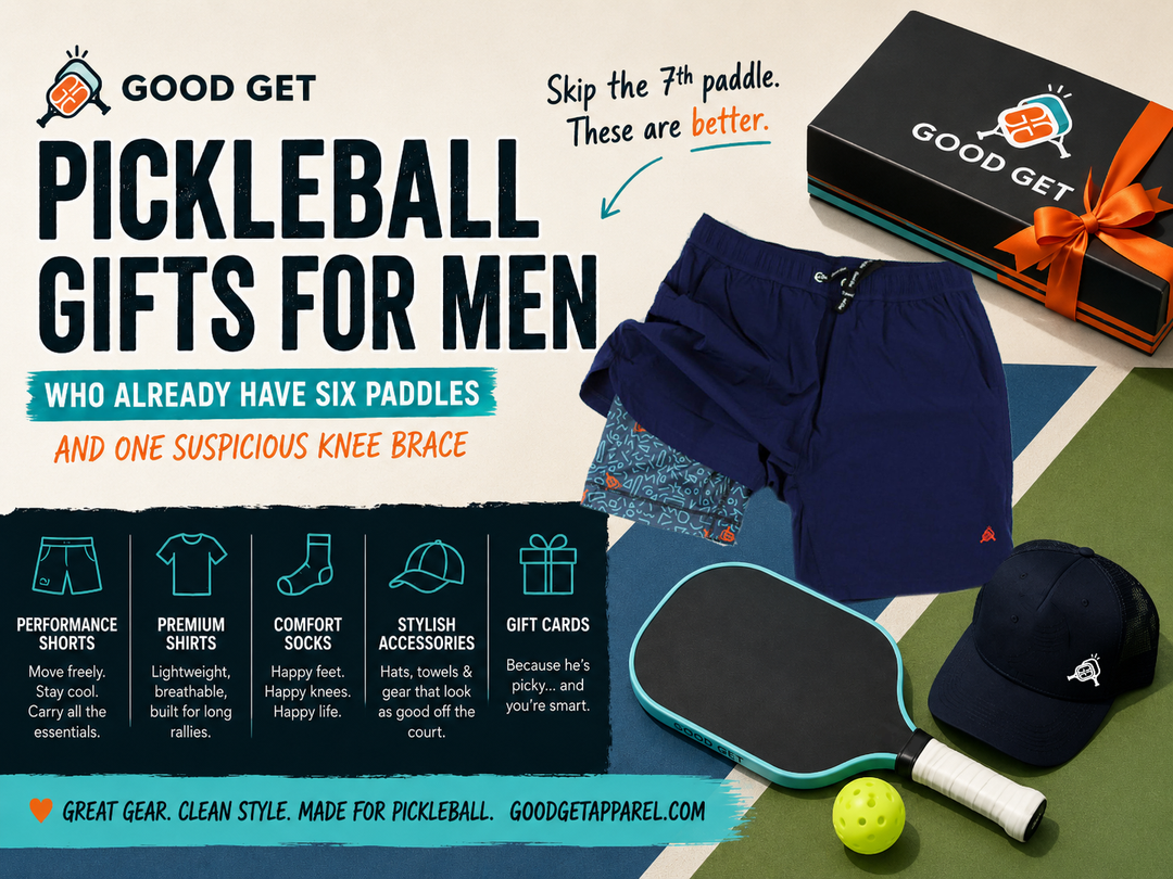 Pickleball Gifts for Men Who Already Have Six Paddles and One Suspicious Knee Brace