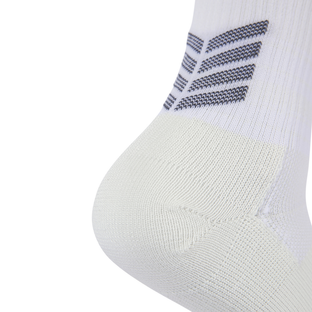 Teqnigrip Crew Sock / White