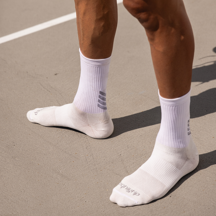 Teqnigrip Crew Sock / White