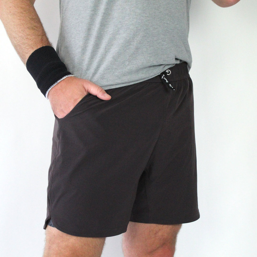 Men's Pickleball Shorts with Pockets and built-in compression liner | Double G Edition