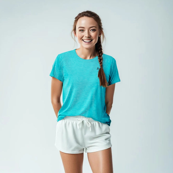 Performance pickleball shirt - Aerobliss, Teal