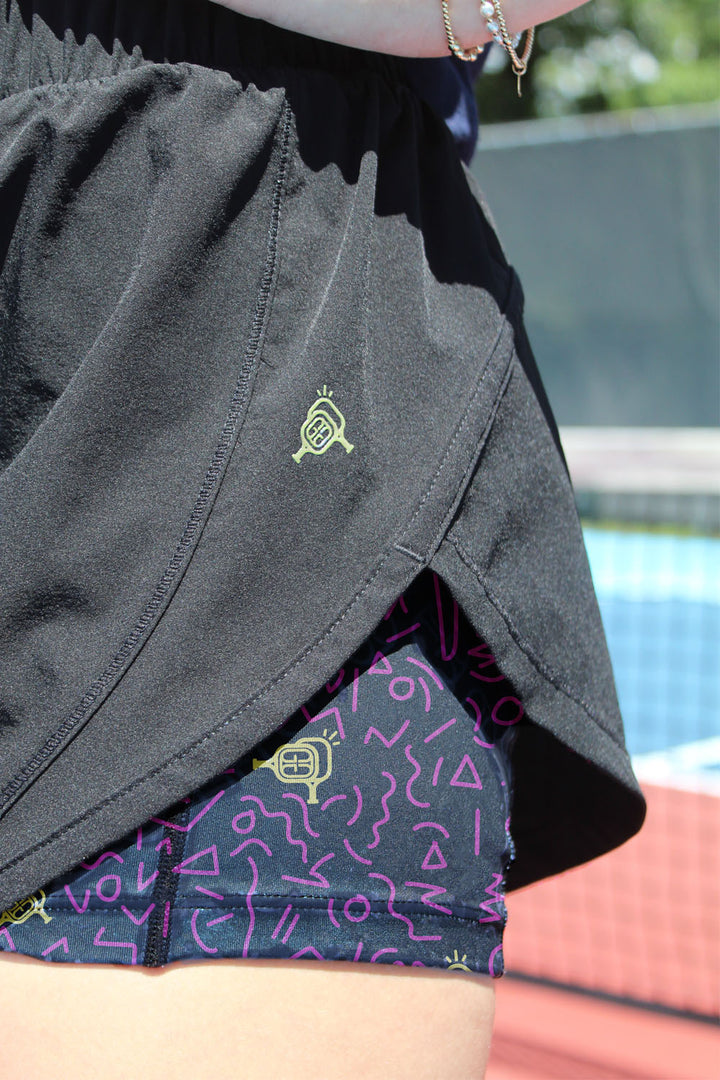 D.I.N.K. Shorts with Compression, Court Clash PINK Edition
