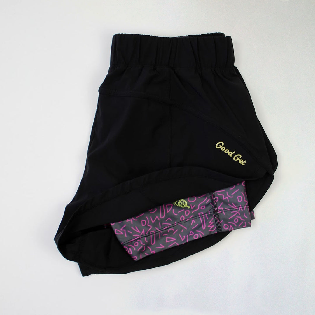 Women's lined pickleball shorts